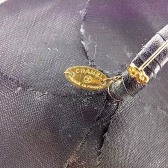 Chanel corsage brooch Camellia Black Woman Authentic Used Q485 - Picture 7 of 7